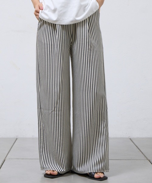 COLONY 2139（コロニートゥーワンスリーナイン）の「ストライプイージーパンツ（その他パンツ・レディース・ブラック/グレー/ネイビー・SMALL/MEDIUM/LARGE）」の3枚目の写真