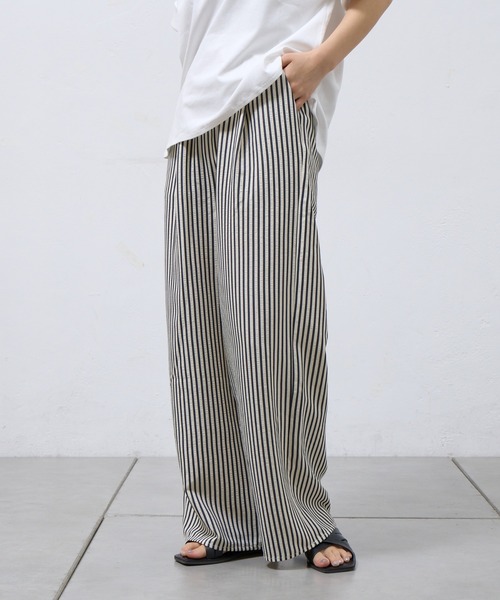 COLONY 2139（コロニートゥーワンスリーナイン）の「ストライプイージーパンツ（その他パンツ・レディース・ブラック/グレー/ネイビー・SMALL/MEDIUM/LARGE）」の4枚目の写真