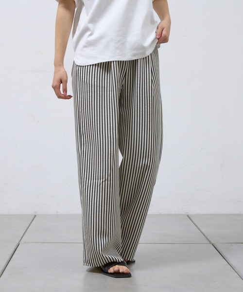COLONY 2139（コロニートゥーワンスリーナイン）の「ストライプイージーパンツ（その他パンツ・レディース・ブラック/グレー/ネイビー・SMALL/MEDIUM/LARGE）」の5枚目の写真
