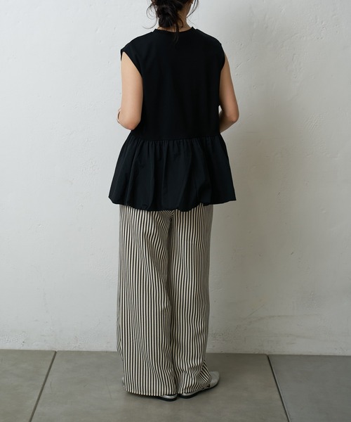 COLONY 2139（コロニートゥーワンスリーナイン）の「ストライプイージーパンツ（その他パンツ・レディース・ブラック/グレー/ネイビー・SMALL/MEDIUM/LARGE）」の11枚目の写真