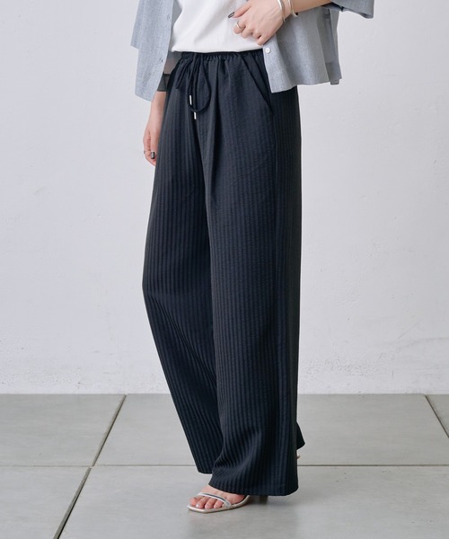 COLONY 2139（コロニートゥーワンスリーナイン）の「ストライプイージーパンツ（その他パンツ・レディース・ブラック/グレー/ネイビー・SMALL/MEDIUM/LARGE）」の14枚目の写真