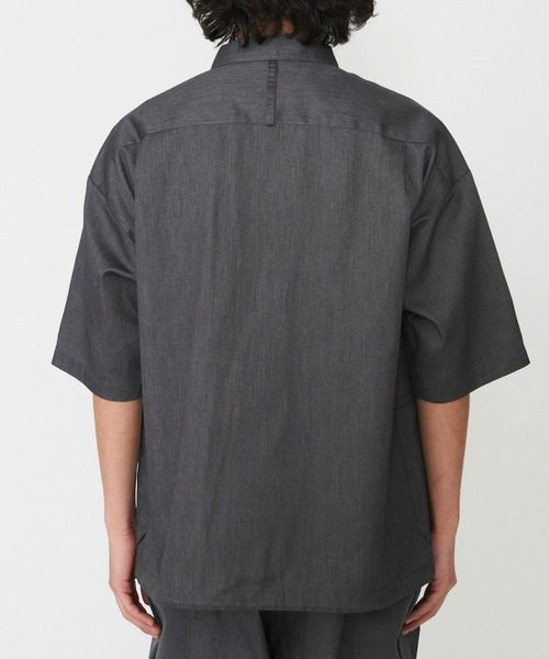 Dickies（ディッキーズ）の「Dickies/ディッキーズ G.W.C ショートスリーブワークシャツ/Tシャツ/半袖（シャツ/ブラウス・メンズ・ヘザーグレー/ベージュ・MEDIUM/LARGE/X-LARGE）」の7枚目の写真