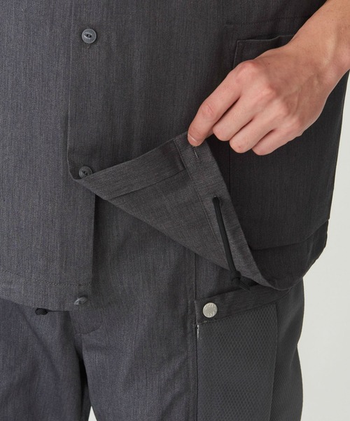 Dickies（ディッキーズ）の「Dickies/ディッキーズ G.W.C ショートスリーブワークシャツ/Tシャツ/半袖（シャツ/ブラウス・メンズ・ヘザーグレー/ベージュ・MEDIUM/LARGE/X-LARGE）」の12枚目の写真