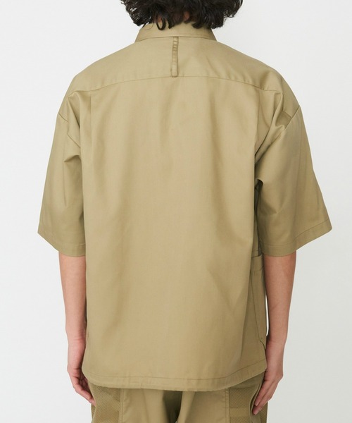 Dickies（ディッキーズ）の「Dickies/ディッキーズ G.W.C ショートスリーブワークシャツ/Tシャツ/半袖（シャツ/ブラウス・メンズ・ヘザーグレー/ベージュ・MEDIUM/LARGE/X-LARGE）」の20枚目の写真