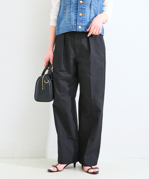 Lee(リー)の「ウォッシャブル / Lee / リー CHETOPA WIDE TOROUSER(チノパンツ・レディース・ベージュ/ブラック・SMALL/MEDIUM)」の21枚目の写真