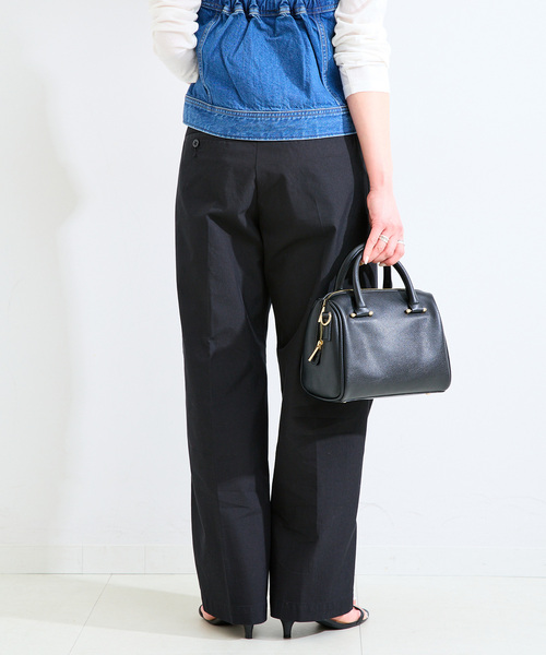 Lee(リー)の「ウォッシャブル / Lee / リー CHETOPA WIDE TOROUSER(チノパンツ・レディース・ベージュ/ブラック・SMALL/MEDIUM)」の19枚目の写真
