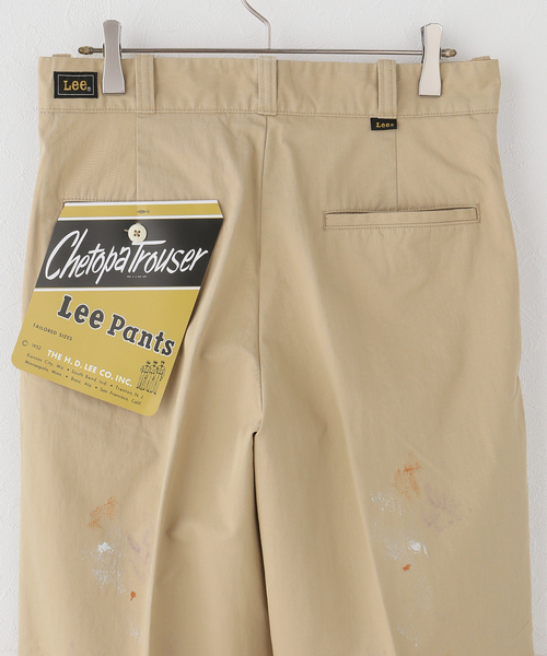 Lee(リー)の「ウォッシャブル / Lee / リー CHETOPA WIDE TOROUSER(チノパンツ・レディース・ベージュ/ブラック・SMALL/MEDIUM)」の8枚目の写真