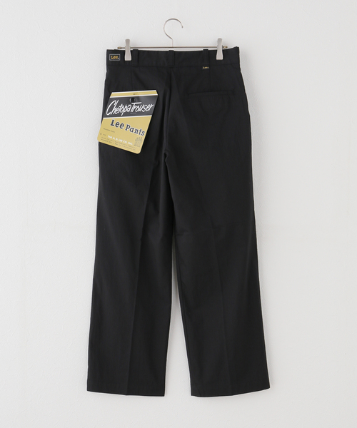 Lee(リー)の「ウォッシャブル / Lee / リー CHETOPA WIDE TOROUSER(チノパンツ・レディース・ベージュ/ブラック・SMALL/MEDIUM)」の6枚目の写真