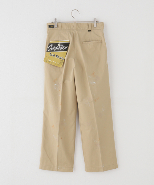 Lee(リー)の「ウォッシャブル / Lee / リー CHETOPA WIDE TOROUSER(チノパンツ・レディース・ベージュ/ブラック・SMALL/MEDIUM)」の3枚目の写真