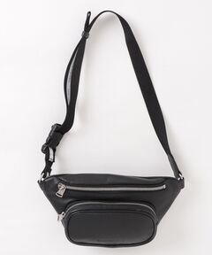 SHRINK EMBOSS LEATHER BODY BAG（ボディバッグ/ウエストポーチ）｜WYM