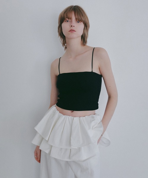 セール】BACK OPEN SHORT CAMISOLE（キャミソール）｜MANOF（マノフ