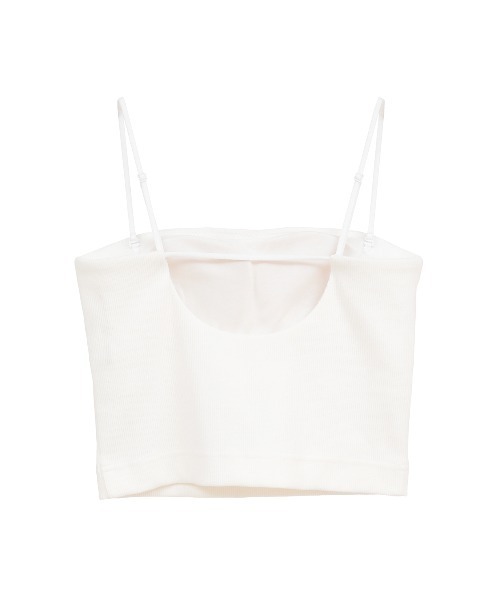 MANOF(マノフ)の「BACK OPEN SHORT CAMISOLE(キャミソール・レディース・ホワイト/ブラック・S/M)」の21枚目の写真
