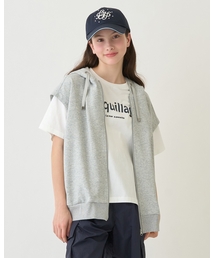 メッシュパーカ＆Tシャツセット（アンサンブル）｜pom ponette junior