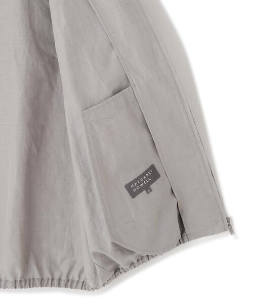 MARGARET HOWELL(マーガレットハウエル)の「COTTON RAMIE POPLIN(ブルゾン・メンズ・グレー・SMALL/MEDIUM/LARGE)」の14枚目の写真