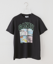 GANNI | GANNI / ガニー Basic Cotton Jersey Bear Comic Teddy(Tシャツ/カットソー)