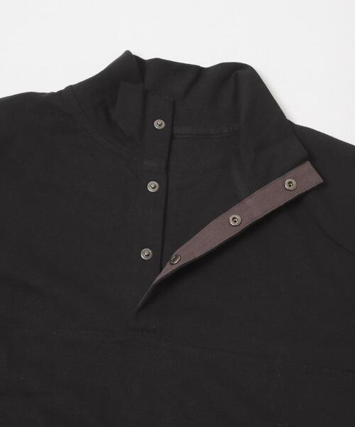 かぐれ（カグレ）の「ハーフボタンプルオーバー（Tシャツ/カットソー・レディース・ブラック/ナチュラル・FREE）」の14枚目の写真