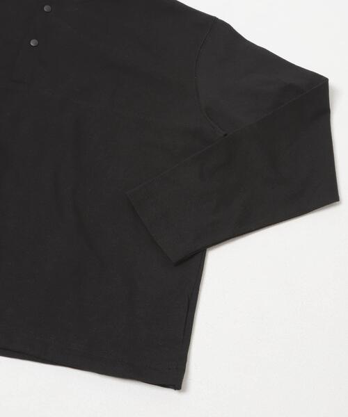 かぐれ（カグレ）の「ハーフボタンプルオーバー（Tシャツ/カットソー・レディース・ブラック/ナチュラル・FREE）」の15枚目の写真