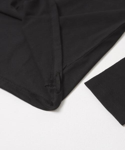 かぐれ（カグレ）の「ハーフボタンプルオーバー（Tシャツ/カットソー・レディース・ブラック/ナチュラル・FREE）」の16枚目の写真