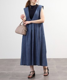 EGLANTINE デニムジャンパースカート
