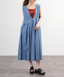 EGLANTINE デニムジャンパースカート