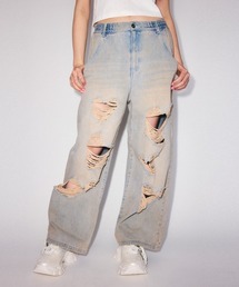 Candy Stripper | HEART DAMAGE DENIM パンツ(デニムパンツ)