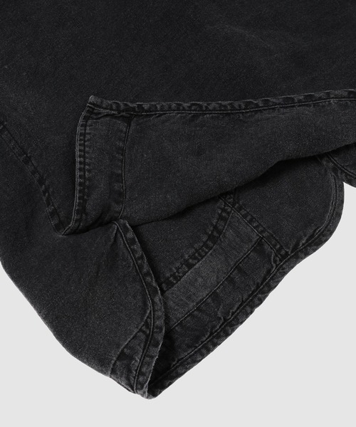 PORTER CLASSIC（ポータークラシック）の「BLACK LINEN CHINESE JACKET（その他アウター・メンズ・ブラック・3）」の8枚目の写真