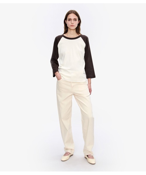 A.P.C.(アーペーセー)の「TOP CLARA(Tシャツ/カットソー・レディース・ブラウン系その他・S/M)」の2枚目の写真