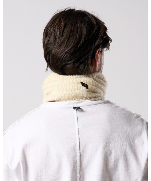 wjk（ダヴルジェイケイ）の「fancy yarn knit snood（ネックウォーマー/スヌード・メンズ・ブラック/ホワイト/チャコールグレー・FREE）」の11枚目の写真