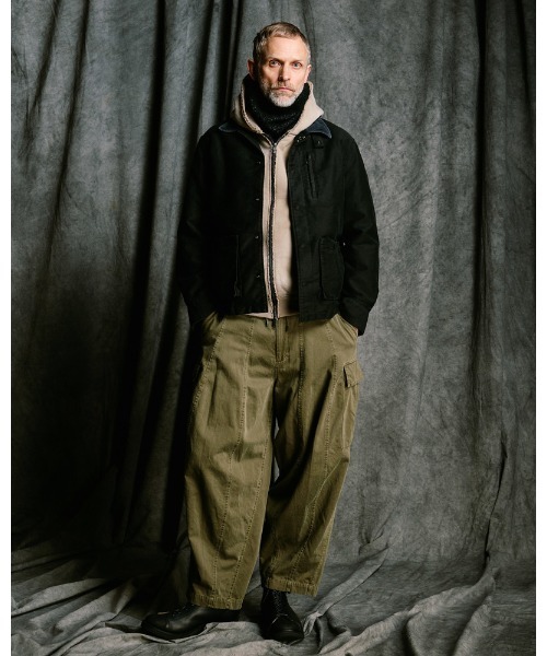 wjk（ダヴルジェイケイ）の「fancy yarn knit snood（ネックウォーマー/スヌード・メンズ・ブラック/ホワイト/チャコールグレー・FREE）」の16枚目の写真