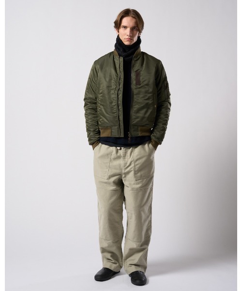 wjk（ダヴルジェイケイ）の「fancy yarn knit snood（ネックウォーマー/スヌード・メンズ・ブラック/ホワイト/チャコールグレー・FREE）」の19枚目の写真