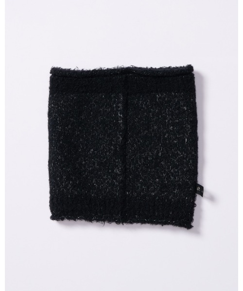 wjk（ダヴルジェイケイ）の「fancy yarn knit snood（ネックウォーマー/スヌード・メンズ・ブラック/ホワイト/チャコールグレー・FREE）」の4枚目の写真
