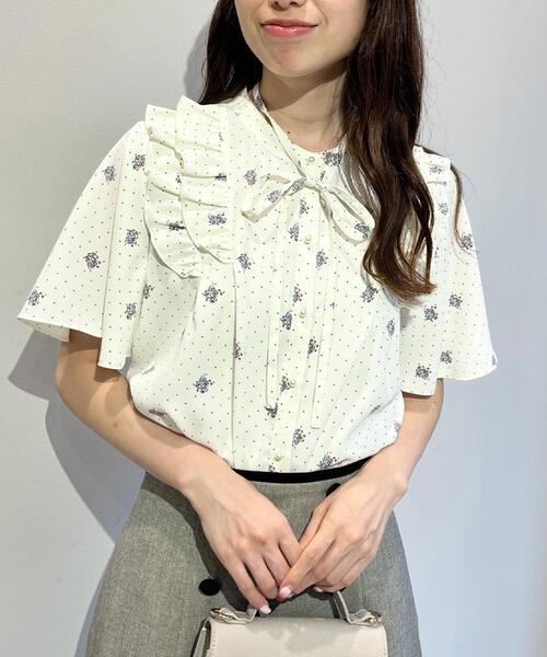 ドットフラワーブラウス 洗える】ドットフラワー ブラウス（シャツ・ブラウス） | Couture