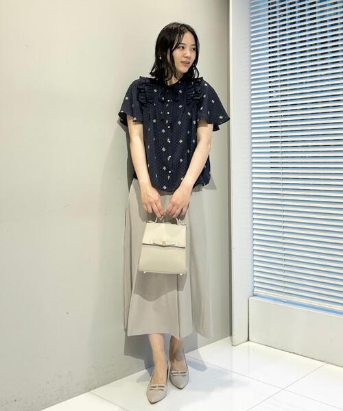 ドットフラワーブラウス 洗える】ドットフラワー ブラウス（シャツ・ブラウス） | Couture