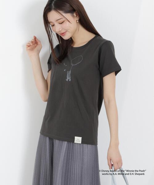 PROPORTION BODY DRESSING(プロポーションボディドレッシング)の「フロントプリントTシャツ(Tシャツ/カットソー・レディース・ホワイト/ピンク・FREE)」の5枚目の写真