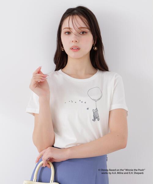 PROPORTION BODY DRESSING(プロポーションボディドレッシング)の「フロントプリントTシャツ(Tシャツ/カットソー・レディース・ホワイト/ピンク・FREE)」の12枚目の写真
