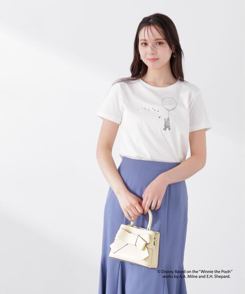 PROPORTION BODY DRESSING(プロポーションボディドレッシング)の「フロントプリントTシャツ(Tシャツ/カットソー・レディース・ホワイト/ピンク・FREE)」の13枚目の写真