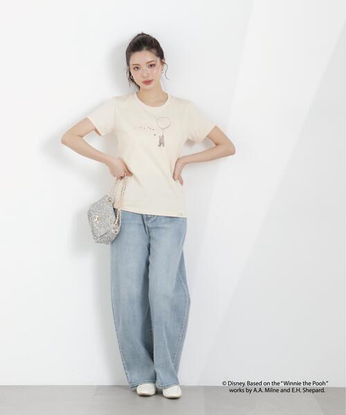 PROPORTION BODY DRESSING(プロポーションボディドレッシング)の「フロントプリントTシャツ(Tシャツ/カットソー・レディース・ホワイト/ピンク・FREE)」の22枚目の写真