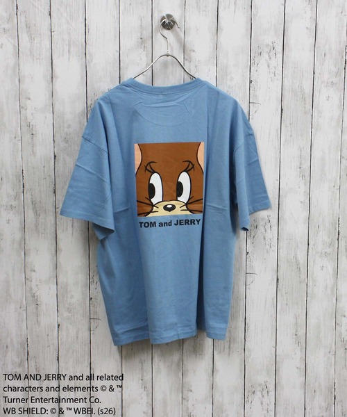 Tom&Jerry(トムアンドジェリー)の「【TOM&JERRY/トム&ジェリー】プリント オーバーサイズ 半袖Tシャツ(Tシャツ/カットソー・メンズ・ホワイト系その他/ダークグリーン/ブルー/オフホワイト/ブラック/オレンジ/チャコール/ネイビー・L/XL/M)」の7枚目の写真