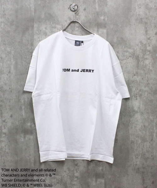 Tom&Jerry(トムアンドジェリー)の「【TOM&JERRY/トム&ジェリー】プリント オーバーサイズ 半袖Tシャツ(Tシャツ/カットソー・メンズ・ホワイト系その他/ダークグリーン/ブルー/オフホワイト/ブラック/オレンジ/チャコール/ネイビー・L/XL/M)」の15枚目の写真