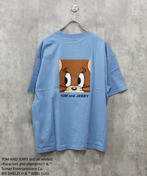 Tom&Jerry(トムアンドジェリー)の「【TOM&JERRY/トム&ジェリー】プリント オーバーサイズ 半袖Tシャツ(Tシャツ/カットソー・メンズ・ホワイト系その他/ダークグリーン/ブルー/オフホワイト/ブラック/オレンジ/チャコール/ネイビー・L/XL/M)」の16枚目の写真
