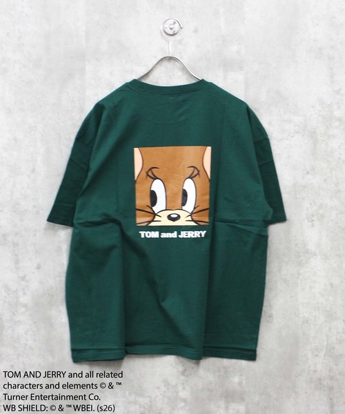 Tom&Jerry(トムアンドジェリー)の「【TOM&JERRY/トム&ジェリー】プリント オーバーサイズ 半袖Tシャツ(Tシャツ/カットソー・メンズ・ホワイト系その他/ダークグリーン/ブルー/オフホワイト/ブラック/オレンジ/チャコール/ネイビー・L/XL/M)」の18枚目の写真