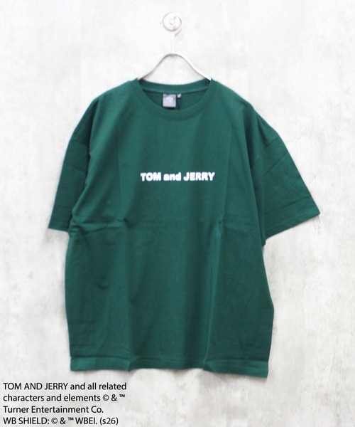 Tom&Jerry(トムアンドジェリー)の「【TOM&JERRY/トム&ジェリー】プリント オーバーサイズ 半袖Tシャツ(Tシャツ/カットソー・メンズ・ホワイト系その他/ダークグリーン/ブルー/オフホワイト/ブラック/オレンジ/チャコール/ネイビー・L/XL/M)」の19枚目の写真