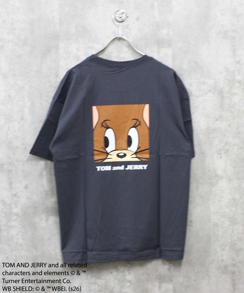 Tom&Jerry(トムアンドジェリー)の「【TOM&JERRY/トム&ジェリー】プリント オーバーサイズ 半袖Tシャツ(Tシャツ/カットソー・メンズ・ホワイト系その他/ダークグリーン/ブルー/オフホワイト/ブラック/オレンジ/チャコール/ネイビー・L/XL/M)」の20枚目の写真