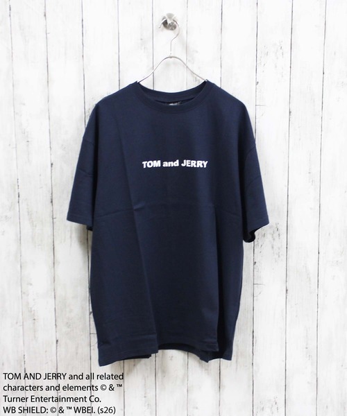 Tom&Jerry(トムアンドジェリー)の「【TOM&JERRY/トム&ジェリー】プリント オーバーサイズ 半袖Tシャツ(Tシャツ/カットソー・メンズ・ホワイト系その他/ダークグリーン/ブルー/オフホワイト/ブラック/オレンジ/チャコール/ネイビー・L/XL/M)」の11枚目の写真