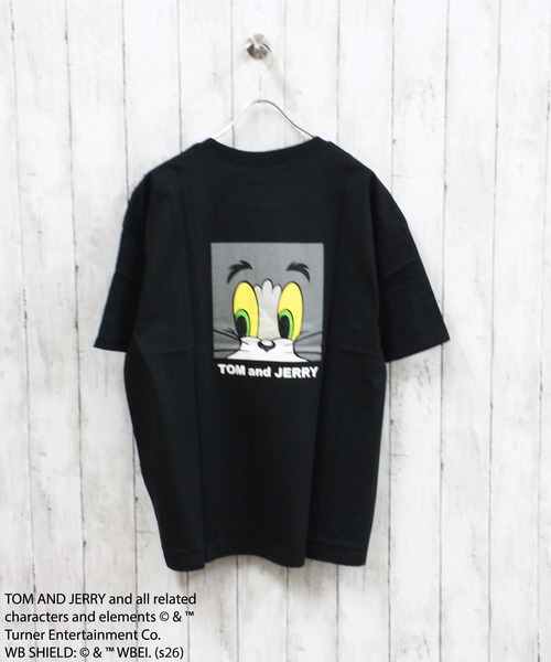 Tom&Jerry(トムアンドジェリー)の「【TOM&JERRY/トム&ジェリー】プリント オーバーサイズ 半袖Tシャツ(Tシャツ/カットソー・メンズ・ホワイト系その他/ダークグリーン/ブルー/オフホワイト/ブラック/オレンジ/チャコール/ネイビー・L/XL/M)」の12枚目の写真