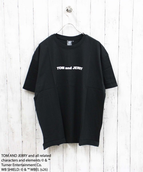 Tom&Jerry(トムアンドジェリー)の「【TOM&JERRY/トム&ジェリー】プリント オーバーサイズ 半袖Tシャツ(Tシャツ/カットソー・メンズ・ホワイト系その他/ダークグリーン/ブルー/オフホワイト/ブラック/オレンジ/チャコール/ネイビー・L/XL/M)」の13枚目の写真