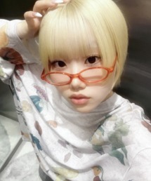 Never mind the XU / Chikashitsu+ | 【Nerd out XU】color oval retro glasses / 【ナードアウトエックスユー】カラーオーバルレトログラス<着用動画あり>(メガネ)