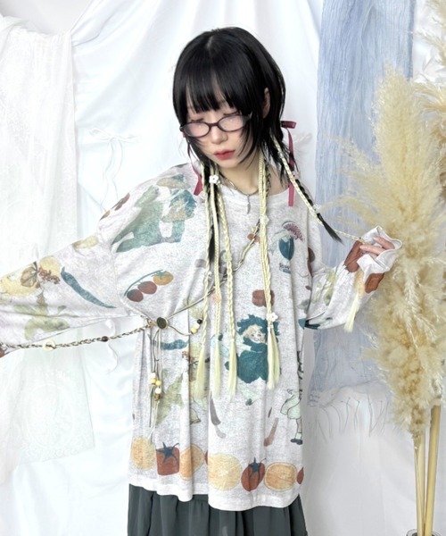Never mind the XU / Chikashitsu+(ネバーマインド ザ エックスユー / チカシツプラス)の「【Nerd out XU】color oval retro glasses / 【ナードアウトエックスユー】カラーオーバルレトログラス<着用動画あり>(メガネ・メンズ・ブラウン/ブルー/レッド・ONE SIZE)」の13枚目の写真