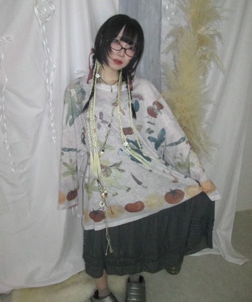 Never mind the XU / Chikashitsu+(ネバーマインド ザ エックスユー / チカシツプラス)の「【Nerd out XU】color oval retro glasses / 【ナードアウトエックスユー】カラーオーバルレトログラス<着用動画あり>(メガネ・メンズ・ブラウン/ブルー/レッド・ONE SIZE)」の11枚目の写真