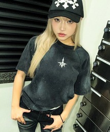 A'GEM/9 × .kom 『A'GEM/9/エージェムナイン』 切り替え加工Tシャツ A